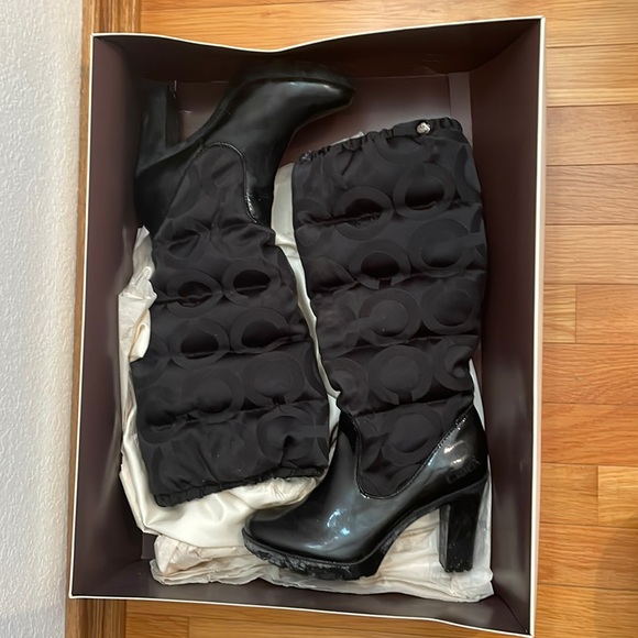 Coach Black Boots - Picture 1 of 5